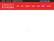 Tablet Screenshot of crossfitbethesda.com